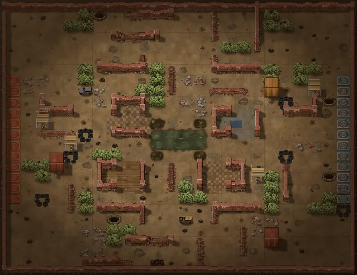 A random map, made for one game.
