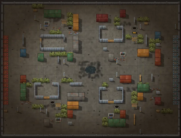 The Freight Yard map.